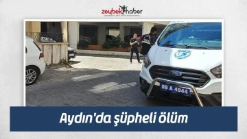 Aydın'da ş&uuml;pheli &ouml;l&uuml;m