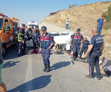 Aydın'da trafik kazası: 1 &ouml;l&uuml;, 1'i ağır 2 yaralı