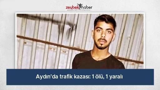Aydın'da trafik kazası: 1 &ouml;l&uuml;, 1 yaralı