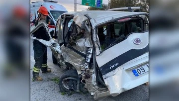 Aydın&rsquo;da trafik kazası: 2 yaralı