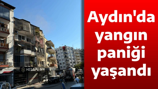 Aydın'da yangın paniği yaşandı