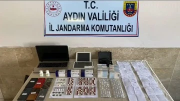 Aydın'da 'yeşil re&ccedil;eteli ila&ccedil;' operasyonunda 10 ş&uuml;pheli adliyeye sevk edildi