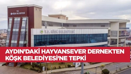 Aydın'daki hayvansever dernekten Köşk Belediyesi'ne tepki