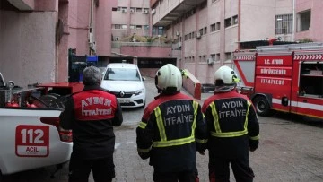 Aydın Devlet Hastanesi'nde yangın paniği