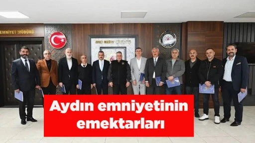 Aydın emniyetinin emektarları