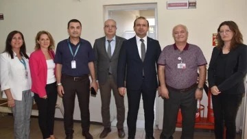 Aydın İl Sağlık M&uuml;d&uuml;r&uuml; Şenkul, Sağlıklı Yaş Alma Merkezi'nde incelemelerde bulundu