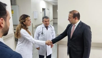 Aydın İl Sağlık M&uuml;d&uuml;r&uuml; Şenkul Sultanhisar'daki sağlık &ccedil;alışmalarını yerinde inceledi