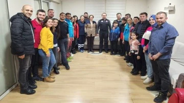Aydın İl Sağlık M&uuml;d&uuml;r&uuml; Şenkul, UMKE istasyonu g&ouml;revlileri ile iftar yaptı