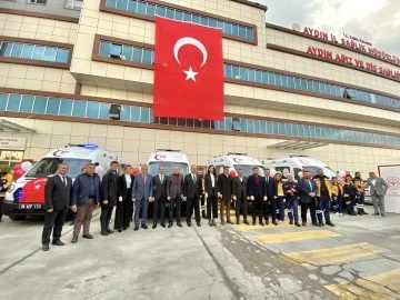 Aydın&rsquo;ın ambulans filosu g&uuml;&ccedil;lendi