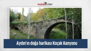  Aydın'ın doğa harikası Ko&ccedil;ak Kanyonu