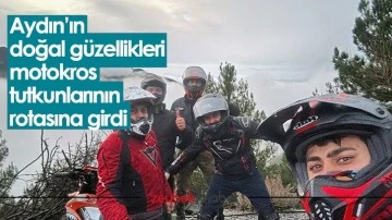 Aydın&rsquo;ın doğal g&uuml;zellikleri motokros tutkunlarının rotasına girdi