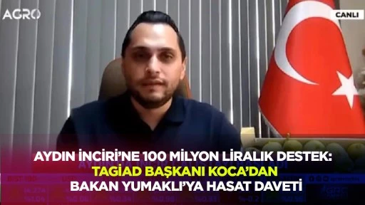 Aydın İnciri'ne 100 milyon liralık destek: TAGİAD Başkanı Koca&rsquo;dan Bakan Yumaklı&rsquo;ya hasat daveti