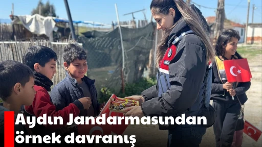 Aydın Jandarmasından &ouml;rnek davranış