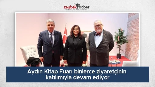 Aydın Kitap Fuarı binlerce ziyaret&ccedil;inin katılımıyla devam ediyor