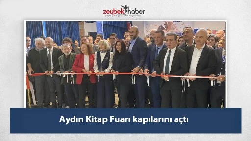 Aydın Kitap Fuarı kapılarını a&ccedil;tı
