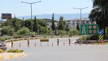 Aydın otoyolu Mimarsinan girişi 15 Ağustos'a kadar kapatıldı