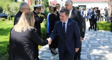 Aydın protokol&uuml; bayramlaştı