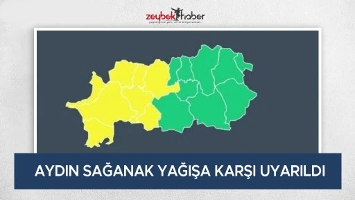 AYDIN SAĞANAK YAĞIŞA KARŞI UYARILDI