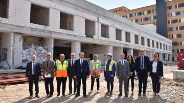 Aydın Şehir Hastanesi&rsquo;nde &ccedil;alışmalar hız kesmiyor