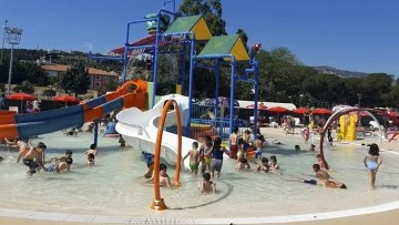 Aydın Tekstil Park &ccedil;ocuklara aquaparkıyla da eğlence sunuyor