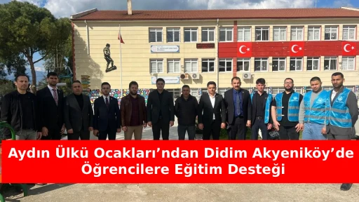 Aydın &Uuml;lk&uuml; Ocakları&rsquo;ndan Didim Akyenik&ouml;y&rsquo;de &Ouml;ğrencilere Eğitim Desteği