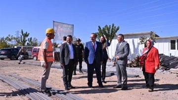 Aydın Valisi Canbolat K&ouml;şk'teki &ccedil;alışmaları yerinde inceledi
