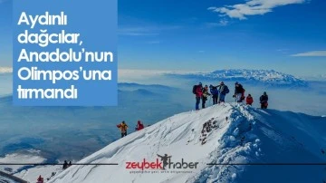 Aydınlı dağcılar, Anadolu&rsquo;nun Olimpos&rsquo;una tırmandı