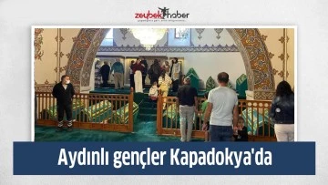 Aydınlı gen&ccedil;ler Kapadokya'da