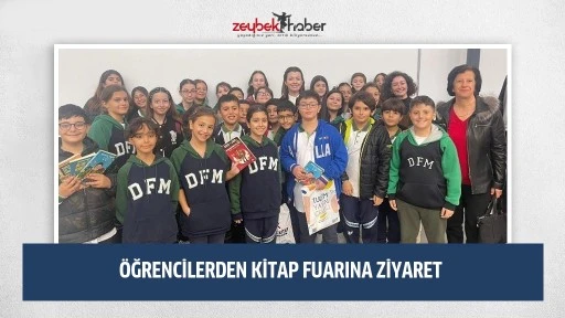 Aydınlı &ouml;ğrenciler kitap fuarını gezdi
