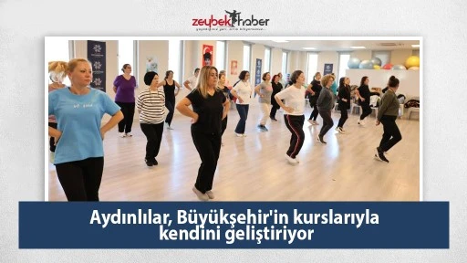 Aydınlılar, B&uuml;y&uuml;kşehir'in kurslarıyla kendini geliştiriyor