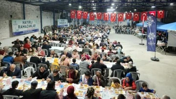Aydınlılar b&uuml;y&uuml;kşehirin iftar sofralarında