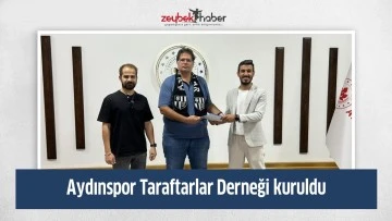 Aydınspor Taraftarlar Derneği kuruldu
