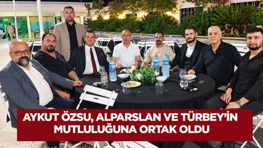 Aykut &Ouml;zsu, Alparslan ve T&uuml;rkbey&rsquo;in Mutluluğuna Ortak Oldu