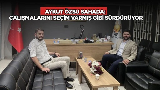 Aykut &Ouml;zsu Sahada: &Ccedil;alışmalarını Se&ccedil;im Varmış Gibi S&uuml;rd&uuml;r&uuml;yor