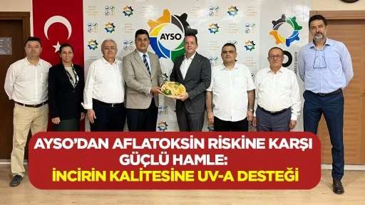 AYSO&rsquo;dan aflatoksin riskine karşı g&uuml;&ccedil;l&uuml; hamle: İncirin kalitesine UV-A desteği