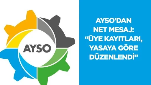 AYSO&rsquo;dan net mesaj: &ldquo;&Uuml;ye kayıtları, yasaya g&ouml;re d&uuml;zenlendi&rdquo;