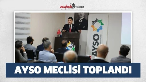 AYSO Meclisi toplandı