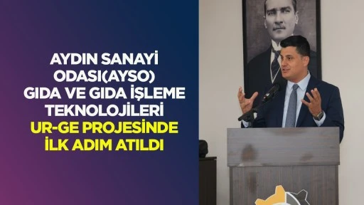 AYSO'nun gıda UR-GE projesinde ilk adım atıldı