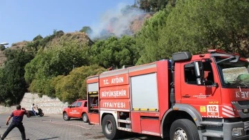 Aytepe mesire alanında yangın