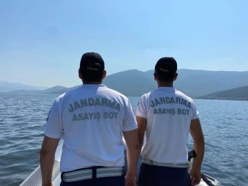 Bafa G&ouml;l&uuml; Tabiat Parkı'nda jandarma ekipleri teyakkuzda
