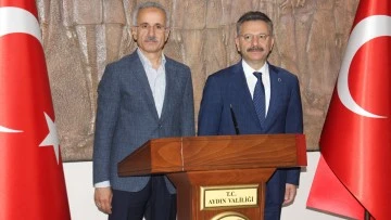 Bakan Uraloğlu, Vali Aksoy ile g&ouml;r&uuml;şt&uuml;