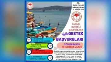 Balık&ccedil;ılara destek başvuruları başladı