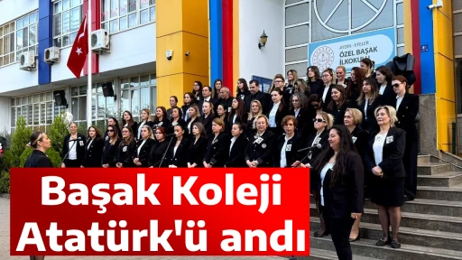 Başak Koleji, Atat&uuml;rk'&uuml; andı