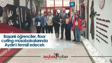 Başarılı &ouml;ğrenciler, floor curling m&uuml;sabakalarında Aydın&rsquo;ı temsil edecek