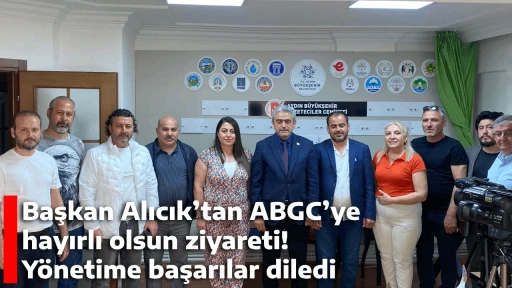 Başkan Alıcık&rsquo;tan ABGC&rsquo;ye hayırlı olsun ziyareti! Y&ouml;netime başarılar diledi