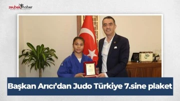 Başkan Arıcı’dan Judo Türkiye 7.sine plaket