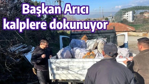 Başkan Arıcı, kalplere dokunuyor