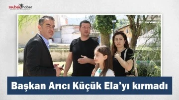 Başkan Arıcı K&uuml;&ccedil;&uuml;k Ela&rsquo;yı kırmadı