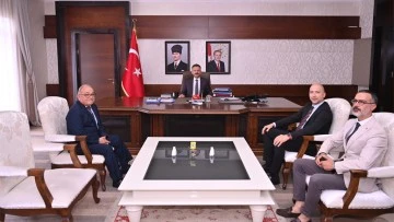 Başkan Arıkan, Aydın Valisi Aksoy ile g&ouml;r&uuml;şt&uuml;