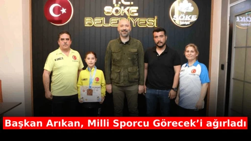 Başkan Arıkan, Milli Sporcu G&ouml;recek&rsquo;i ağırladı